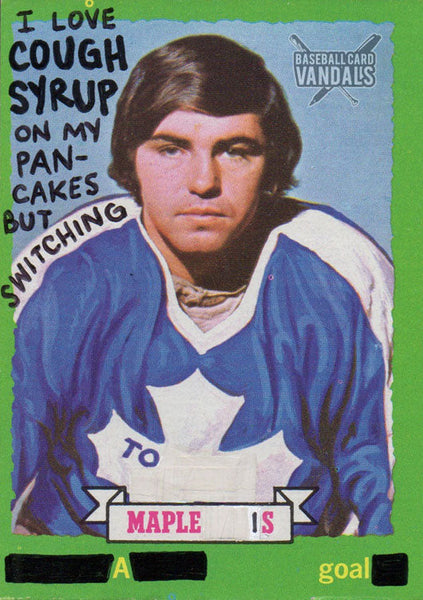 I Love Cough Syrup On My Pancakes But Switching To Maple Is A Goal