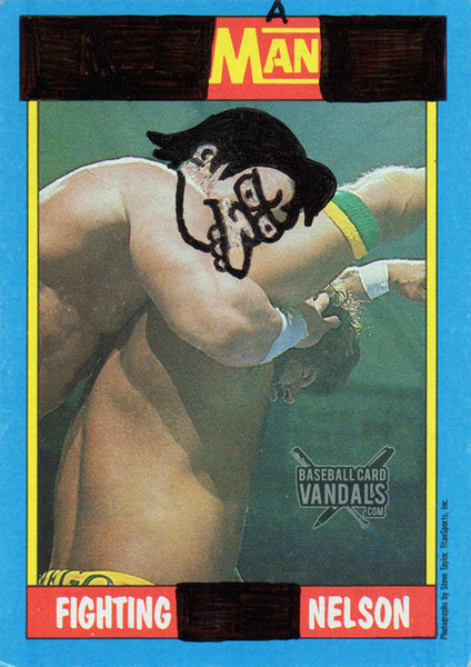 A Man Fighting Nelson