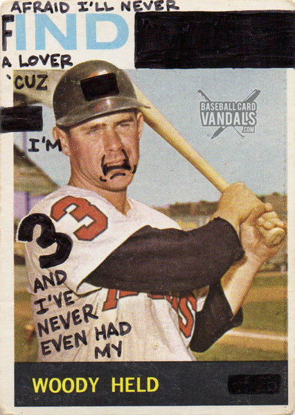 Afraid I'll Never Find A Lover 'Cuz I'm 33 And I've Never Even Had My Woody Held