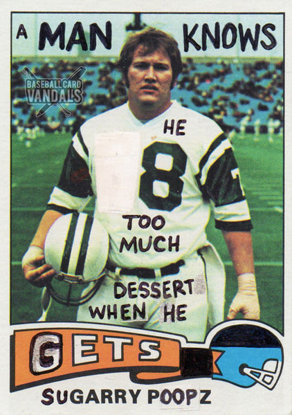 A Man Knows He 8 Too Much Dessert When He Gets Sugarry Poopz