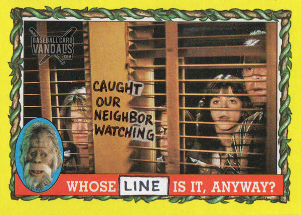 Caught Our Neighbor Watching Whose Line Is It, Anyway?