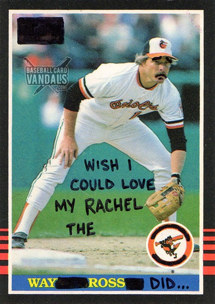 I Wish I Could Love My Rachel The Way Ross Did...