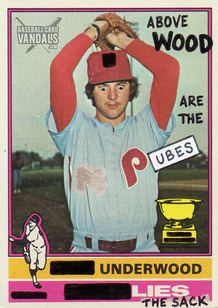 Above Wood Are The Pubes, Under Wood Lies The Sack