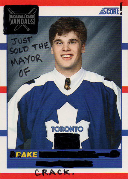 Just Sold the Mayor of Toronto Fake Crack