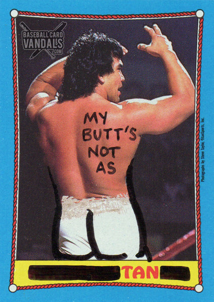 My Butt's Not As Tan