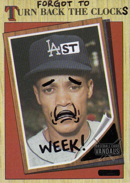 Forgot To Turn Back The Clocks Last Week!