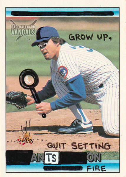 Grow Up, Quit Setting Ants On Fire