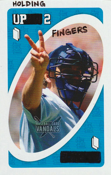 Holding Up 2 Fingers