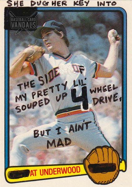 She Dug Her Key Into The Side Of My Pretty Lil' Souped Up 4 Wheel Drive, But I Ain't Mad At Underwood