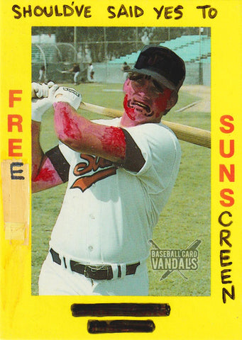 Should've Said Yes To Free Sunscreen