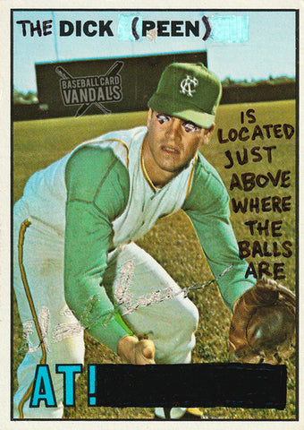 The Dick (Peen) Is Located Just Above Where The Balls Are At!