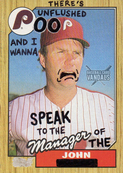 There's Unflushed Poop And I Wanna Speak To The Manager Of The John