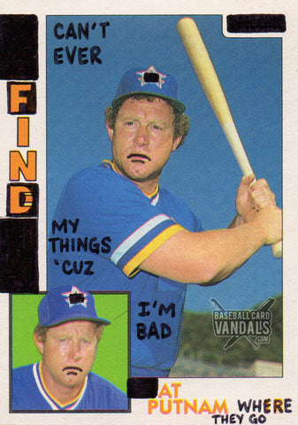 Can't Ever Find My Things 'Cuz I'm Bad At Putnam Where They Go