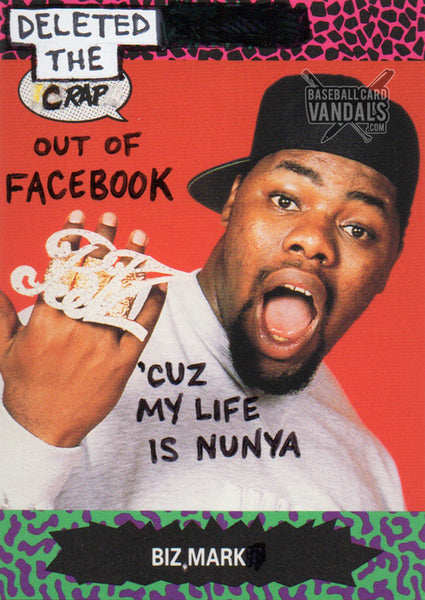 Deleted The Crap Out Of Facebook 'Cuz My Life Is Nunya Biz, Mark.