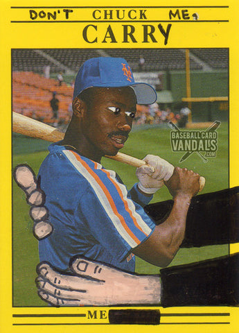 Don't Chuck Me, Carry Me