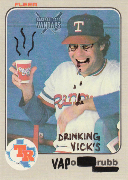 Drinking Vick's Vapo Rubb