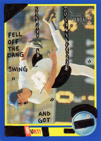 Fell Off The Dang Swing And Got Hurt!