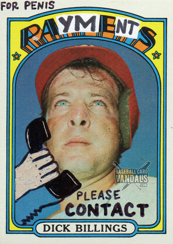 For Penis Payments Please Contact Dick Billings