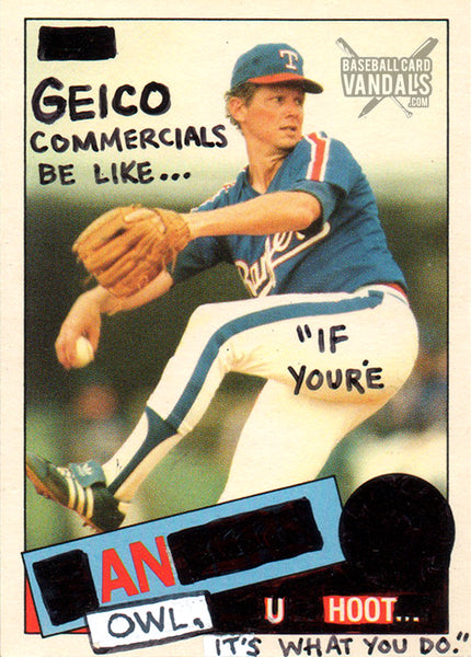 Geico Commercials Be Like... "If You're An Owl, You Hoot...It's What You Do"