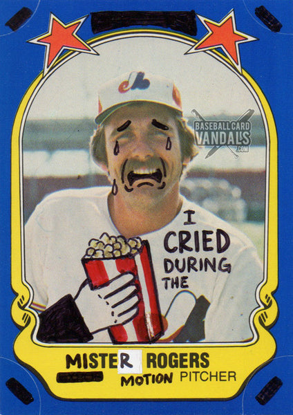 I Cried During The Mister Rogers Motion Pitcher