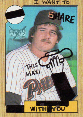 I Want To Share This Maxi Pad With You