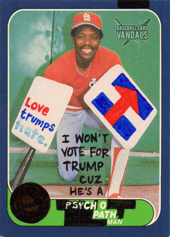 I Won't Vote For Trump Cuz He's A Psychopath, Man...