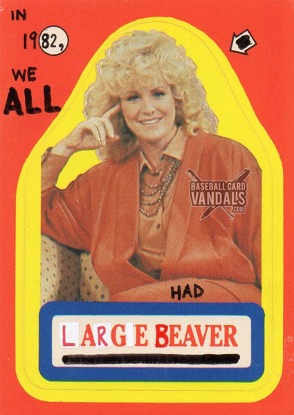 In 1982, We All Had Large Beaver