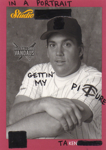 In A Portrait Studio Gettin' My Picture Taken