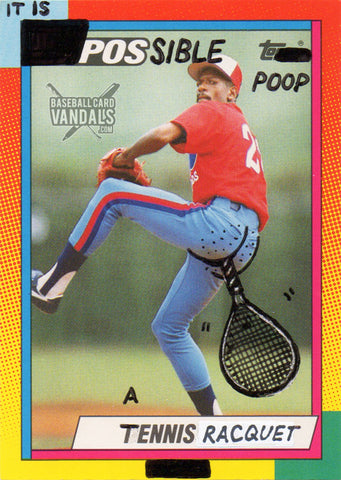 It is Possible to Poop a Tennis Racquet