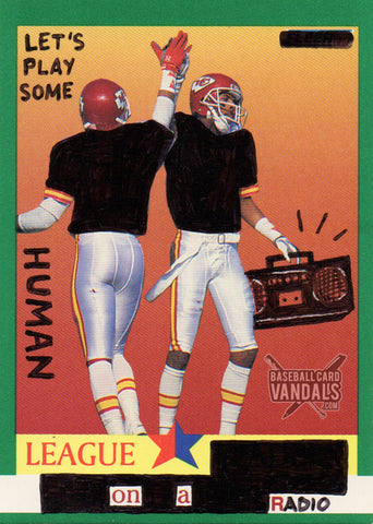 Let's Play Some Human League On A Radio