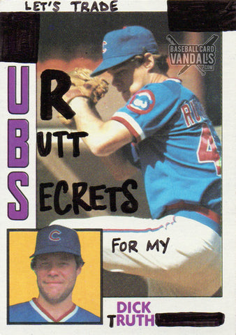 Let's Trade Your Butt Secrets For My Dick Truth