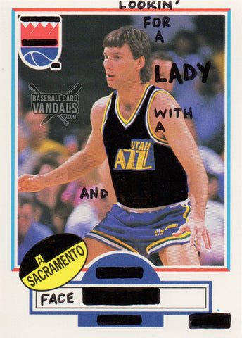 Looking' For A Lady With A Utah Azz And A Sacramento Face