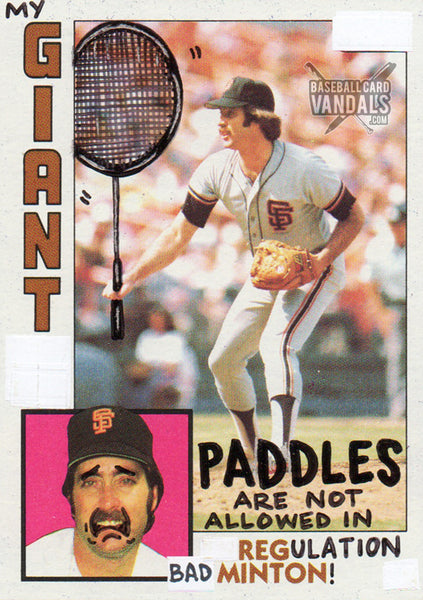 My Giant Paddles Are Not Allowed In Regulation Badminton!