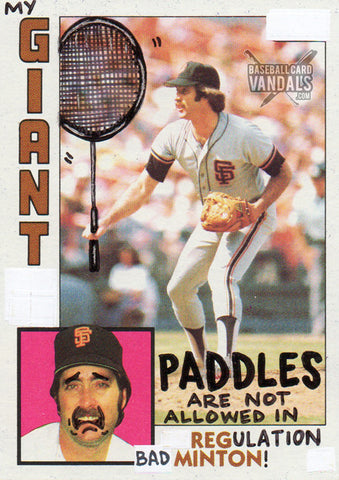 My Giant Paddles Are Not Allowed In Regulation Badminton!