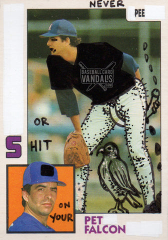 Never Pee Or Shit On Your Pet Falcon