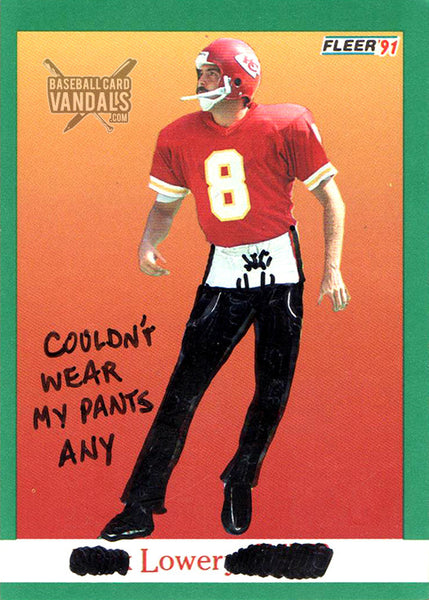 Couldn't Wear My Pants Any Lower