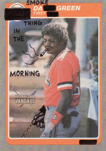 Smoke Da Green First Thing In The Morning