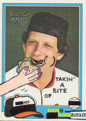 Takin' A Bite Of Her Dang Hamburger