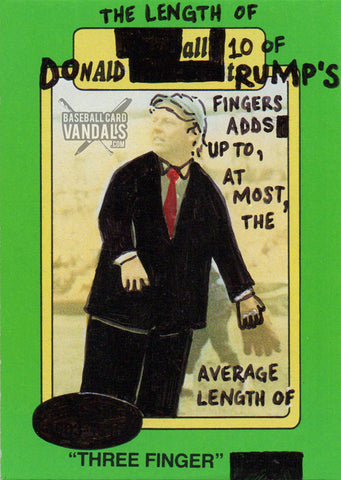 The Length of All 10 of Donald Trump's Fingers Adds Up To, At Most, The Average Length of Three Finger