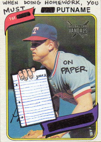 When Doing Homework, You Must 1st Put Name On Paper