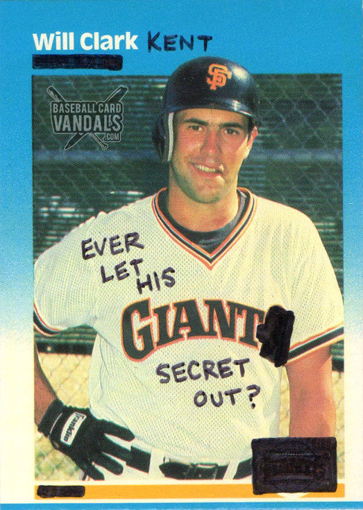 Will Clark Kent Ever Let His Giant Secret Out? – Baseball Card Vandals