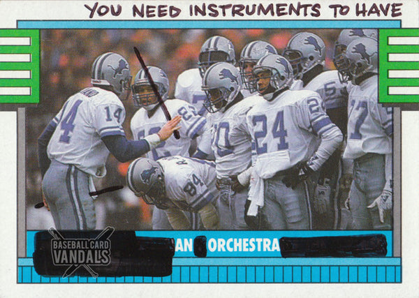 You Need Instruments to Have an Orchestra